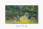 Samsung Frame TV Art 4K - Entrance to the Public Gardens in Arles - Famous Vincent van Gogh