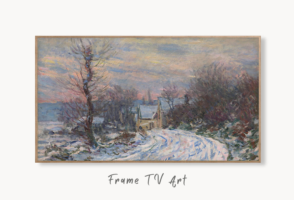 Samsung Frame TV Art 4K - The Entrance of Giverny - Famous Claude Monet