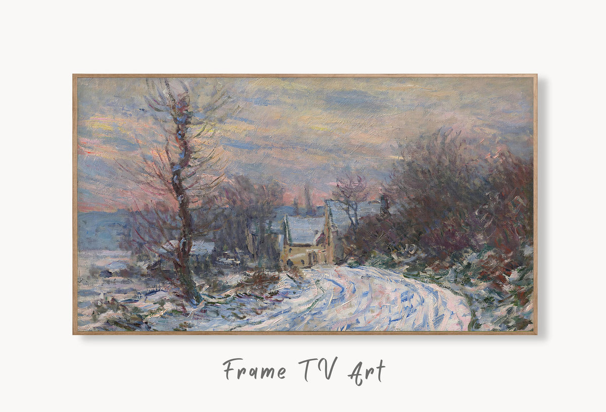 Samsung Frame TV Art 4K - The Entrance of Giverny - Famous Claude Monet