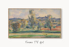Samsung Frame TV Art 4K - Autumn Landscape - Famous Paul Cezanne