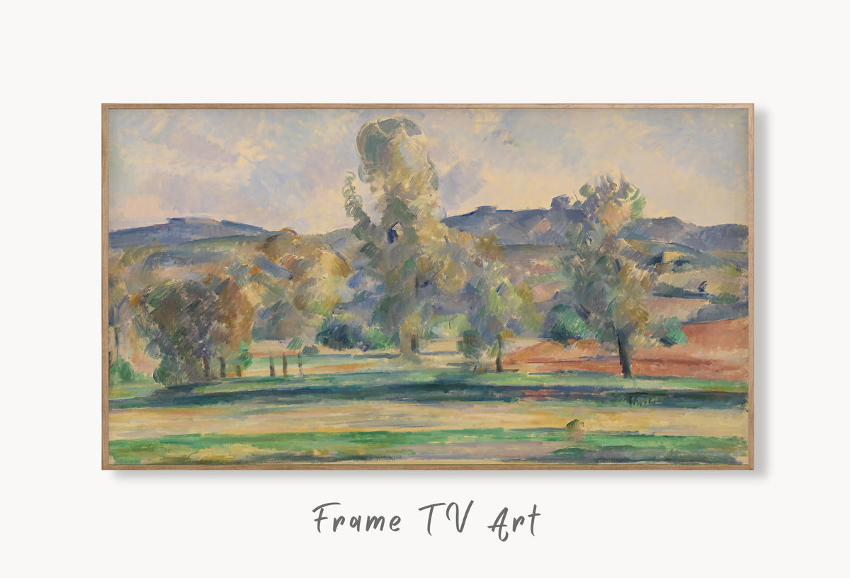 Samsung Frame TV Art 4K - Autumn Landscape - Famous Paul Cezanne