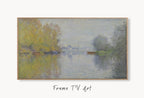 Samsung Frame TV Art 4K - Autumn on the Seine Argenteuil - Famous Claude Monet