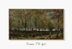 Samsung Frame TV Art 4K - Poplars near Nuenen - Famous Vincent van Gogh