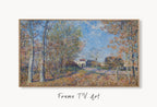 Samsung Frame TV Art 4K - A Corner of the Woods at Sablons - Famous Alfre Sisley