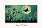 Samsung Frame TV Art 4K - Moonlit Flight - Famous EcoArtLab Original