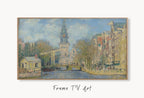 Samsung Frame TV Art 4K -  The Zuiderkerk Amsterdam - Famous Claude Monet