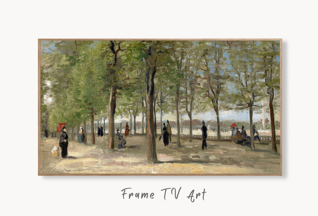 Vincent Van Gogh - Frame TV Floral - Terrace in Luxembourg Gardens