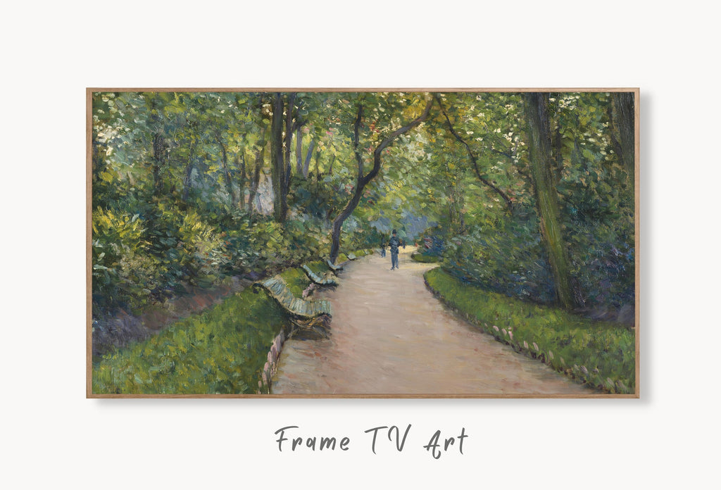 Gustave Caillebotte - Frame TV Art - The Parc Monceau