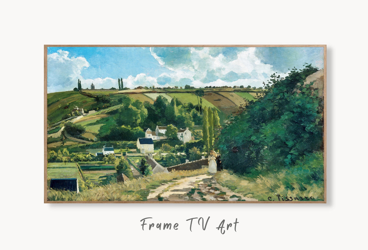 Camille Pissarro - Frame TV Landscape - Jalais hills Pontoise