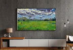 Samsung Frame TV Art 4K - Landscape Under a Stormy Sky - Famous Vincent van Gogh
