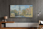 Samsung Frame TV Art 4K -  The Zuiderkerk Amsterdam - Famous Claude Monet