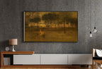Samsung Frame TV Art 4K - The Home of the Heron - Famous George Inness