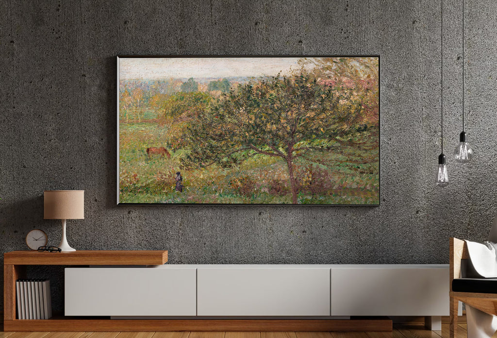 Samsung Frame TV Art 4K - Impressionist - Famous Autumn Morning in Éragny