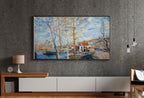 Samsung Frame TV Art 4K - Sisley Flood at Moret - Famous Alfred Sisley