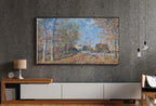 Samsung Frame TV Art 4K - A Corner of the Woods at Sablons - Famous Alfre Sisley