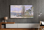 Samsung Frame TV Art 4K - River at Lavacourt Monet - Famous Claude Monet