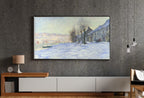 Samsung Frame TV Art 4K - Lavacourt Under Snow - Famous Claude Monet