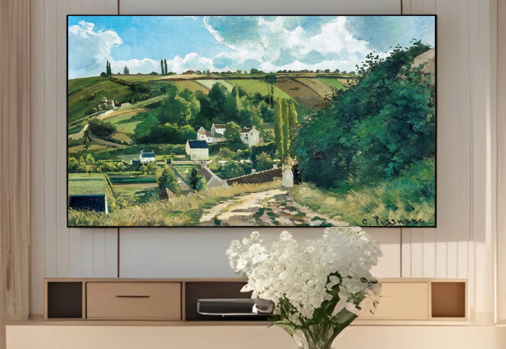 Camille Pissarro - Frame TV Landscape - Jalais hills Pontoise