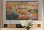 Samsung Frame TV Art 4K - Japanese Footbridge Giverny - Famous Claude Monet