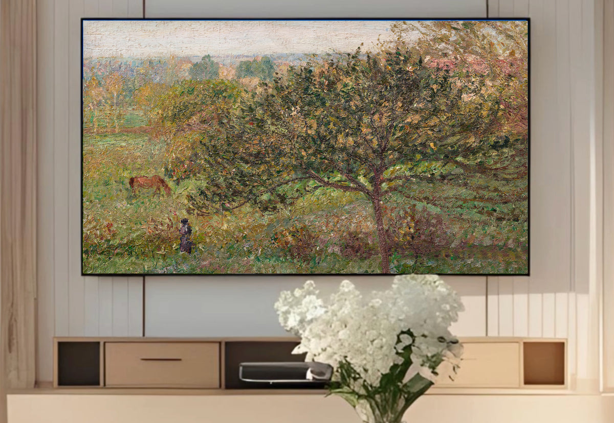 Samsung Frame TV Art 4K - Impressionist - Famous Autumn Morning in Éragny