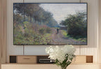 Samsung Frame TV Art 4K - The Sheltered Path - Claude Monet