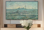 Samsung Frame TV Art 4K - Snow Covered Field with a Harrow (after Millet) - Famous Vincent van Gogh