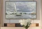 Samsung Frame TV Art 4K - Regatta at Argenteuil - Famous Claude Monet