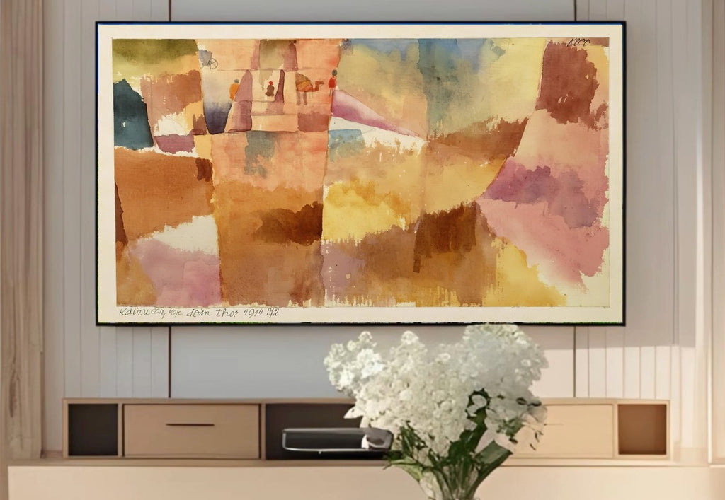 Samsung Frame TV Art 4K - Kairouan Before the Gate - Famous Paul Klee