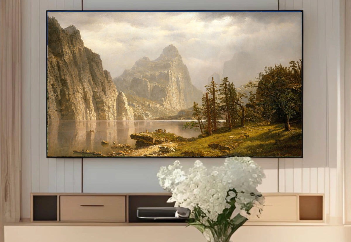 Samsung Frame TV Art 4K - Featured - Famous Albert Bierstadt