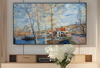 Samsung Frame TV Art 4K - Sisley Flood at Moret - Famous Alfred Sisley
