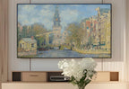 Samsung Frame TV Art 4K -  The Zuiderkerk Amsterdam - Famous Claude Monet