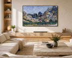 Samsung Frame TV Art 4K - Mountains at Saint Rémy - Famous Vincent van Gogh