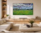 Samsung Frame TV Art 4K - Landscape Under a Stormy Sky - Famous Vincent van Gogh