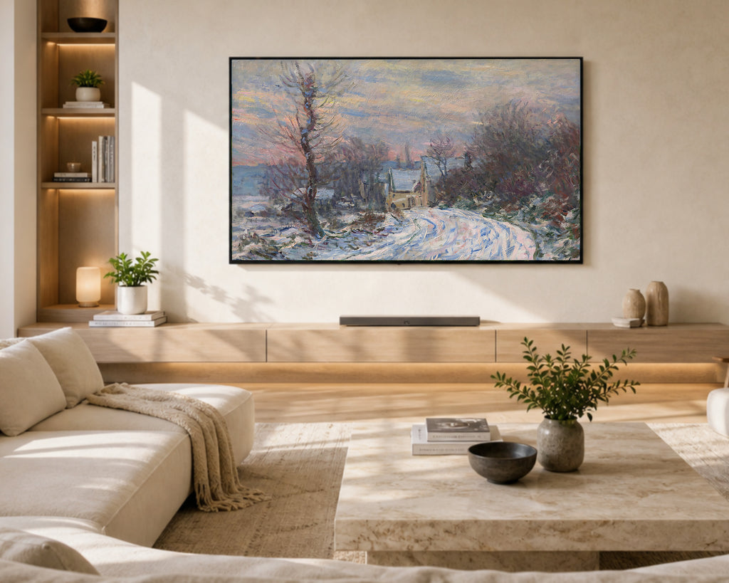 Samsung Frame TV Art 4K - The Entrance of Giverny - Famous Claude Monet