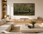 Samsung Frame TV Art 4K - Poplars near Nuenen - Famous Vincent van Gogh