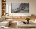 Samsung Frame TV Art 4K - The Customs Point Saint Palais - Famous Armand Guillaumin