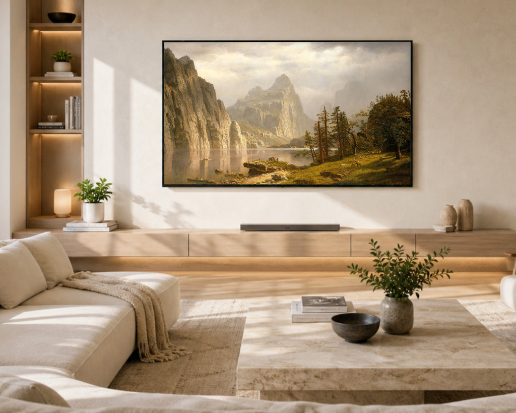 Samsung Frame TV Art 4K - Featured - Famous Albert Bierstadt