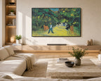 Samsung Frame TV Art 4K - Entrance to the Public Gardens in Arles - Famous Vincent van Gogh