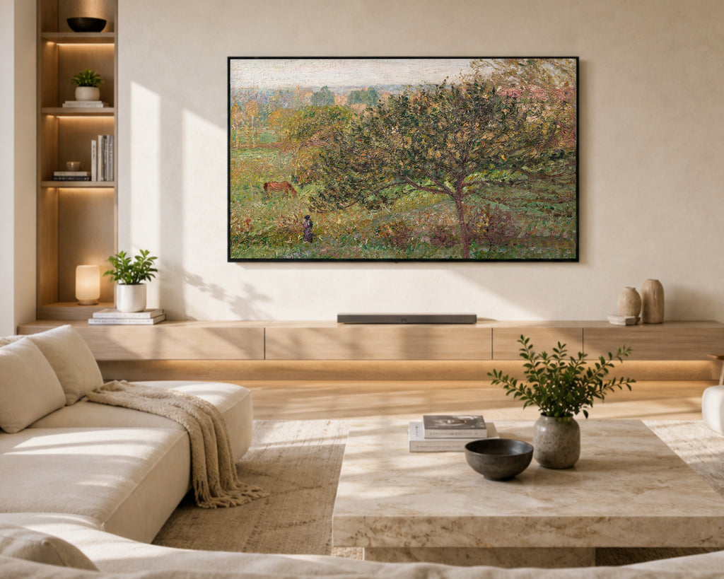 Samsung Frame TV Art 4K - Impressionist - Famous Autumn Morning in Éragny