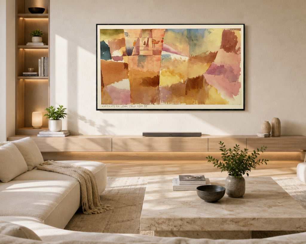 Samsung Frame TV Art 4K - Kairouan Before the Gate - Famous Paul Klee