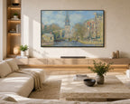 Samsung Frame TV Art 4K -  The Zuiderkerk Amsterdam - Famous Claude Monet