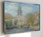 Samsung Frame TV Art 4K -  The Zuiderkerk Amsterdam - Famous Claude Monet