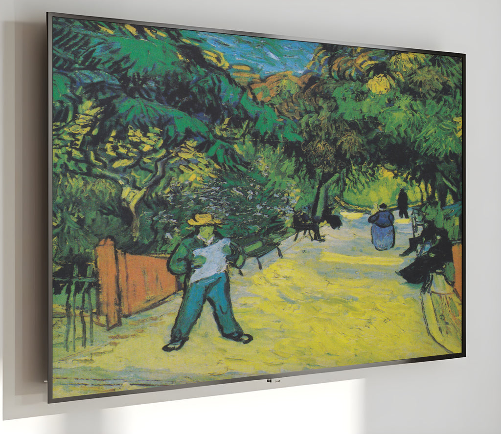 Samsung Frame TV Art 4K - Entrance to the Public Gardens in Arles - Famous Vincent van Gogh