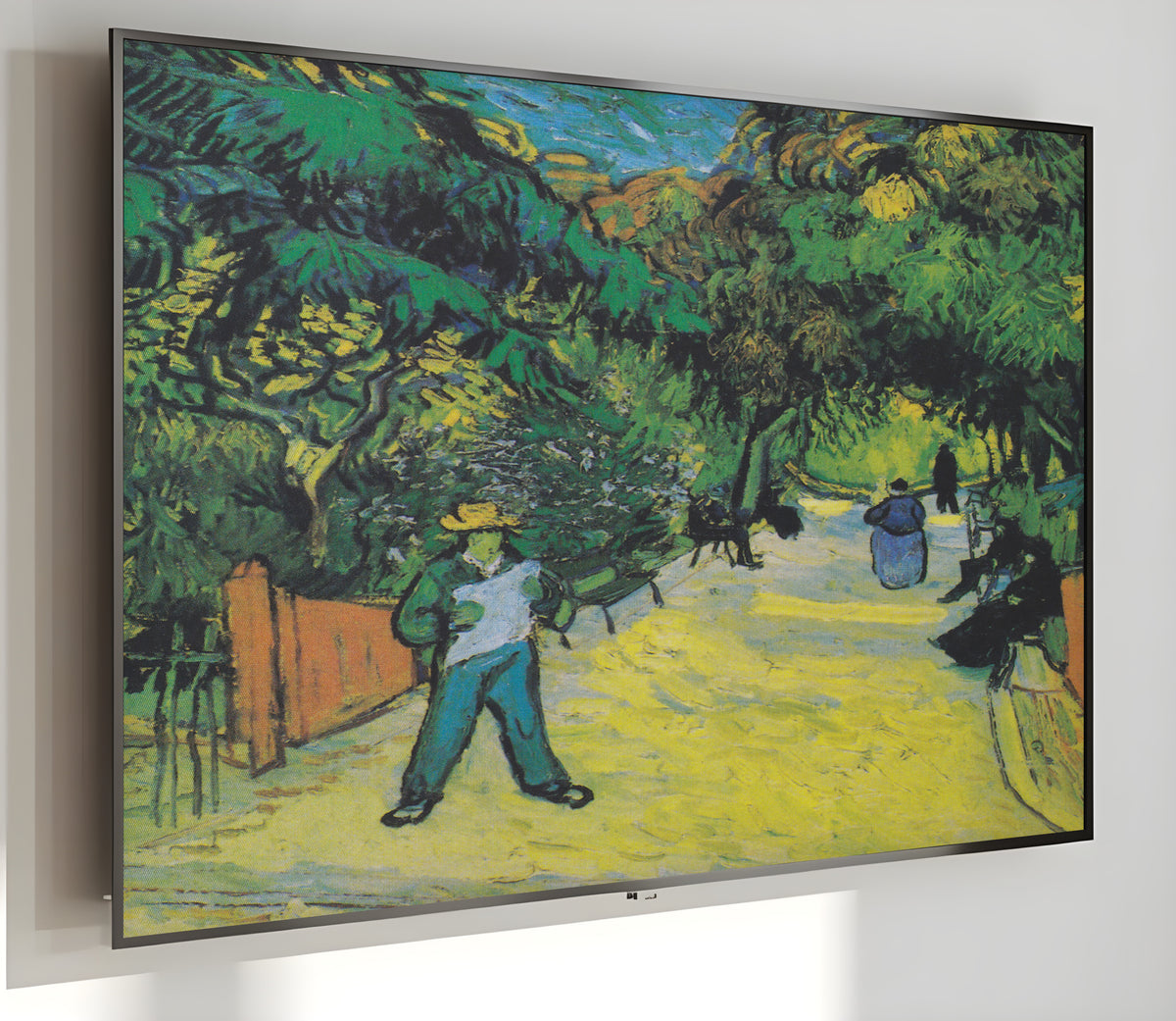 Samsung Frame TV Art 4K - Entrance to the Public Gardens in Arles - Famous Vincent van Gogh