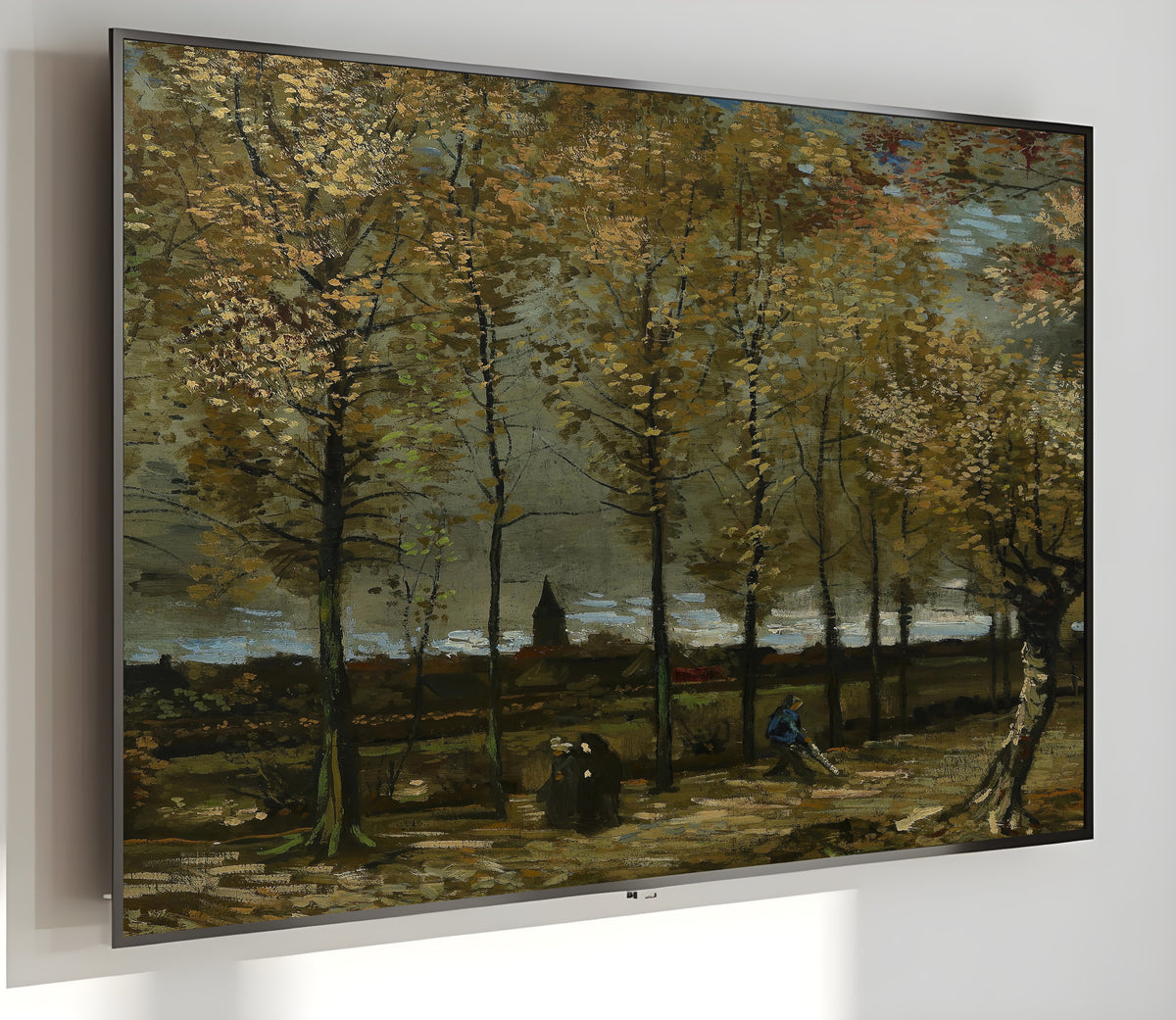 Samsung Frame TV Art 4K - Poplars near Nuenen - Famous Vincent van Gogh