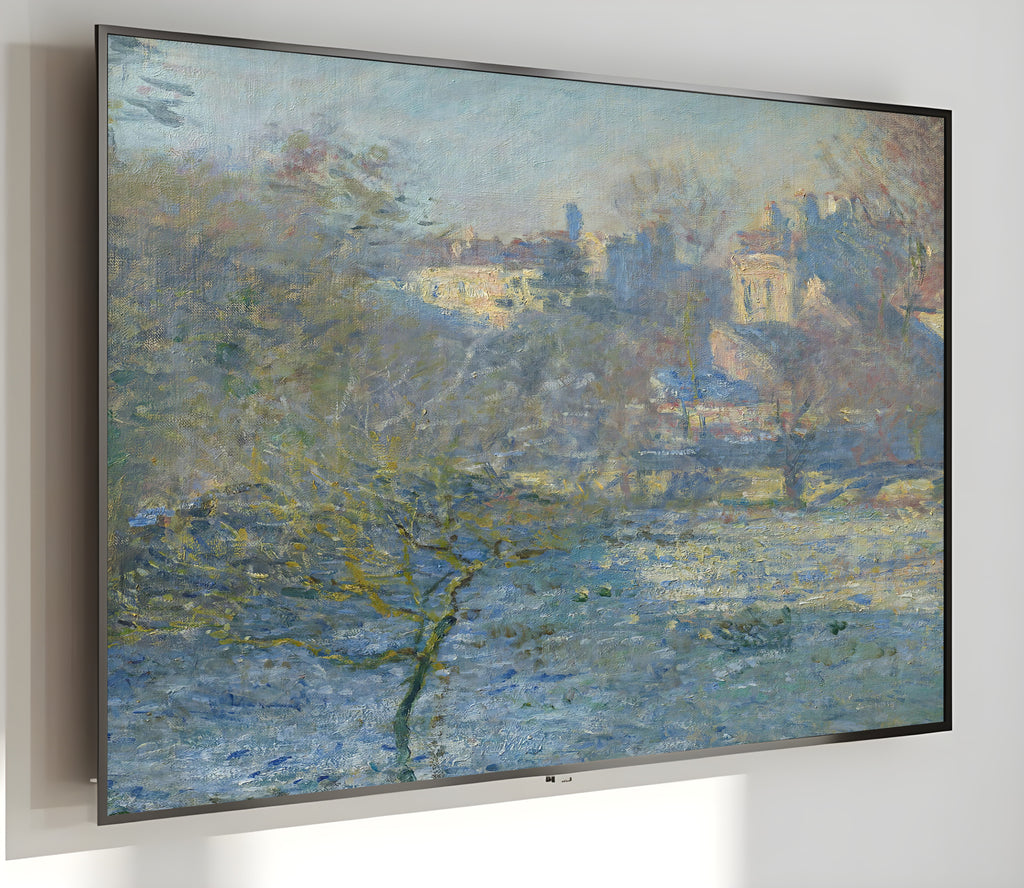 Samsung Frame TV Art 4K - Frost - Famous Claude Monet