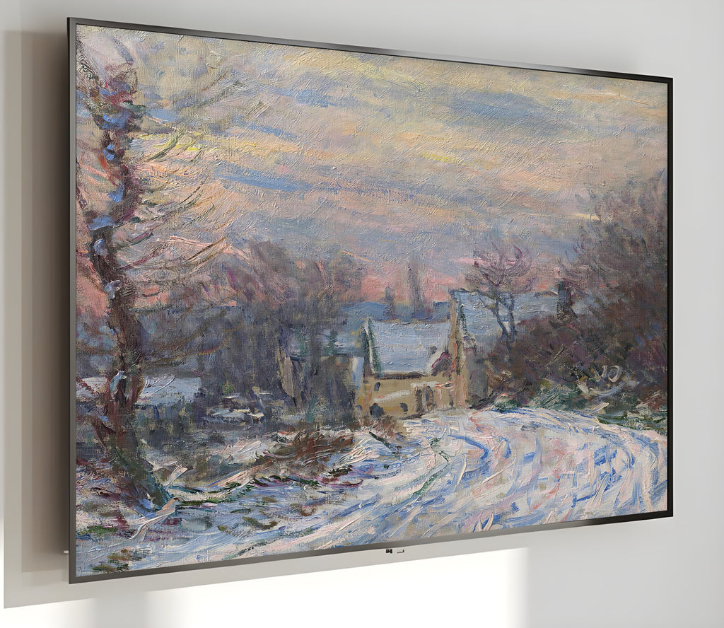 Samsung Frame TV Art 4K - The Entrance of Giverny - Famous Claude Monet
