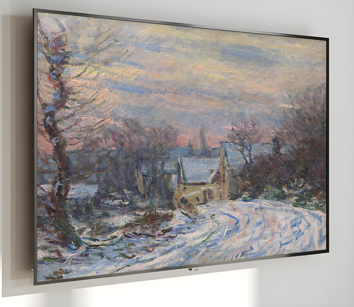 Samsung Frame TV Art 4K - The Entrance of Giverny - Famous Claude Monet
