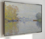 Samsung Frame TV Art 4K - Autumn on the Seine Argenteuil - Famous Claude Monet