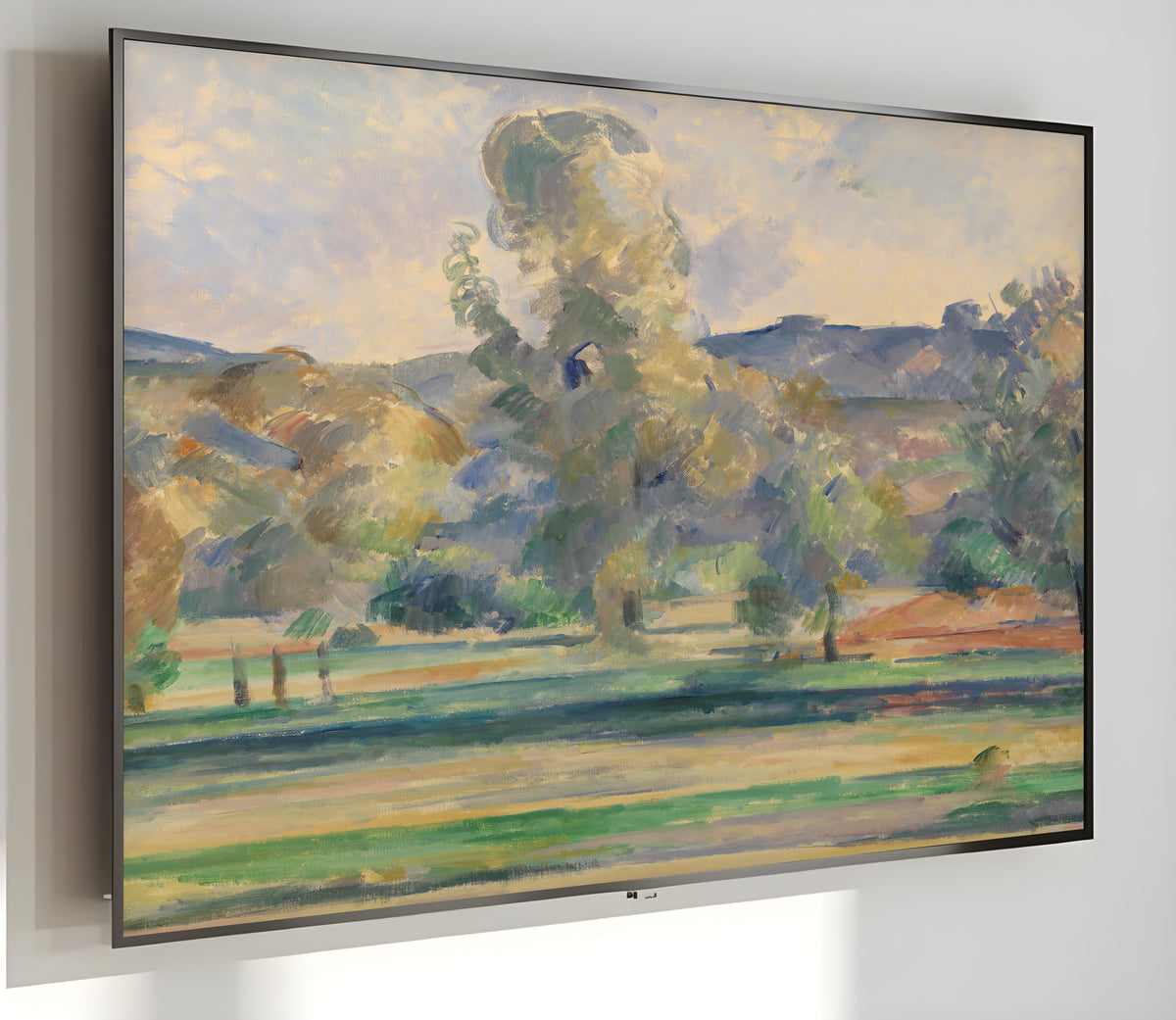 Samsung Frame TV Art 4K - Autumn Landscape - Famous Paul Cezanne